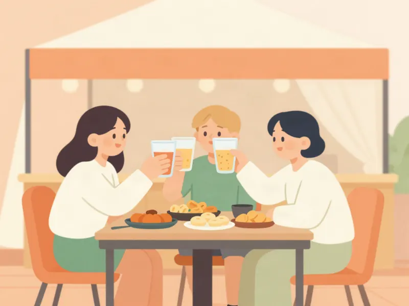 술자리 유형 테스트 일러스트