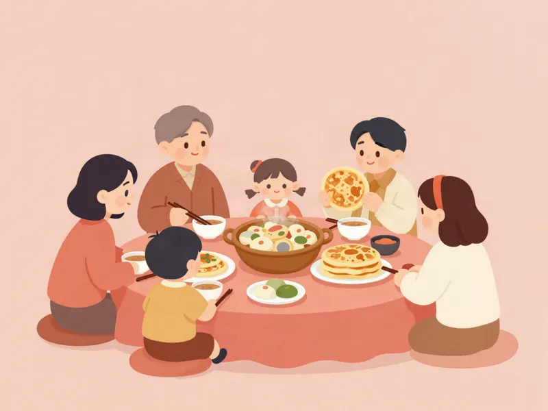 명절 캐릭터 테스트 일러스트