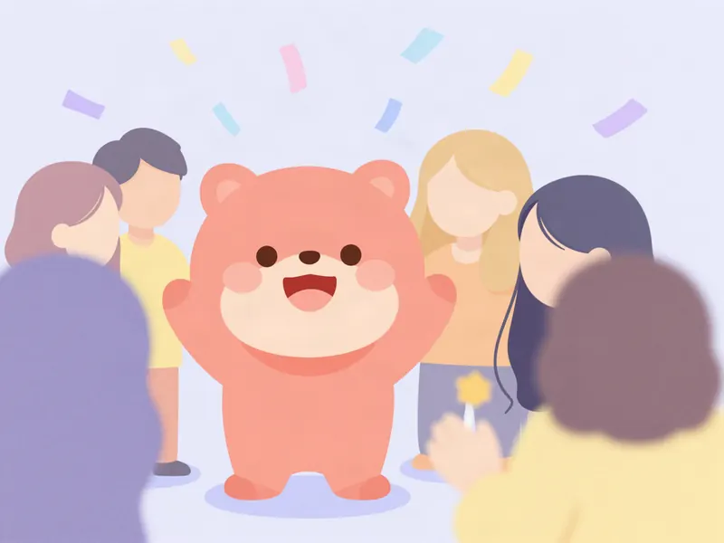 인싸력 측정 테스트 일러스트