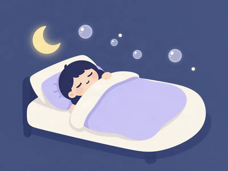 잠버릇으로 보는 성격 일러스트